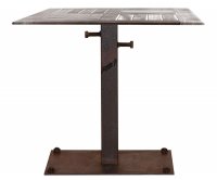 "Seattle" Rectangular Base Metal Table