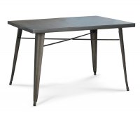 "Ares" Old Style Metal Table 120x80 cm