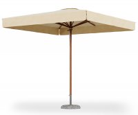 Dolomiti Umbrella on wooden central pole